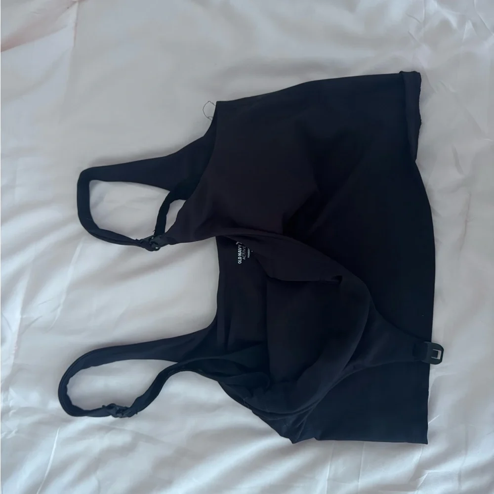 Old Navy Active Nursing Black Top - Picture 2 of 3